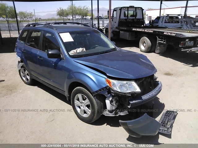 JF2SH6BC1AH797939 - 2010 SUBARU FORESTER XS Көк фото 1