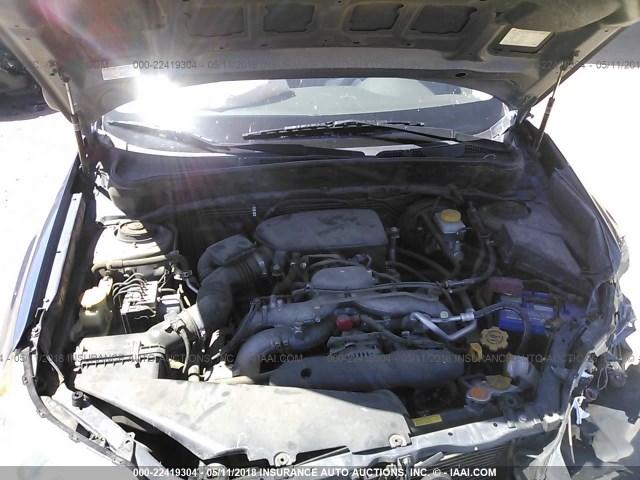 JF2SH6BC1AH797939 - 2010 SUBARU FORESTER XS Көк фото 10