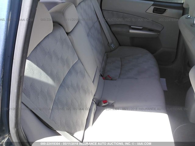 JF2SH6BC1AH797939 - 2010 SUBARU FORESTER XS Көк фото 8