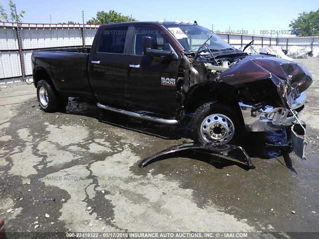 3C63RRHL8EG123397 - 2014 RAM 3500 SLT BROWN photo 1