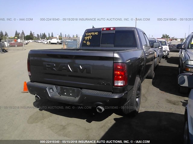 1C6RR7MT8HS625182 - 2017 RAM 1500 SPORT BLACK photo 4