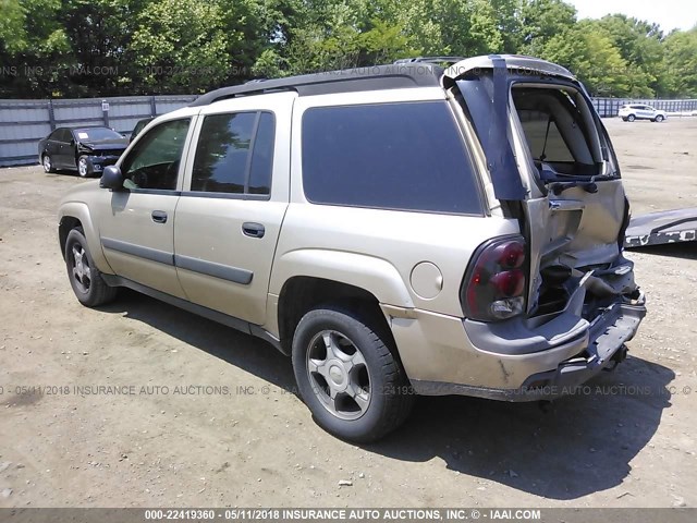 1GNET16S556192121 - 2005 CHEVROLET TRAILBLAZER EXT LS/EXT LT GOLD photo 3