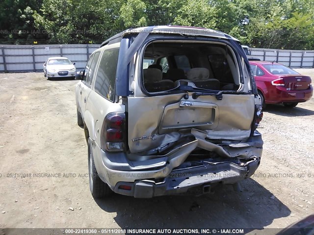 1GNET16S556192121 - 2005 CHEVROLET TRAILBLAZER EXT LS/EXT LT GOLD photo 6