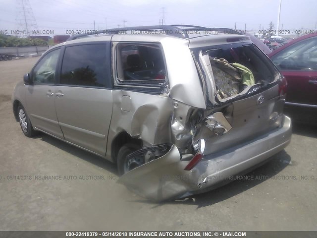 5TDZK23C37S060560 - 2007 TOYOTA SIENNA CE/LE GOLD photo 3