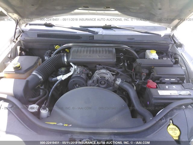 1J4GR48K55C568164 - 2005 JEEP GRAND CHEROKEE LAREDO/COLUMBIA/FREEDOM 银色 照片 10