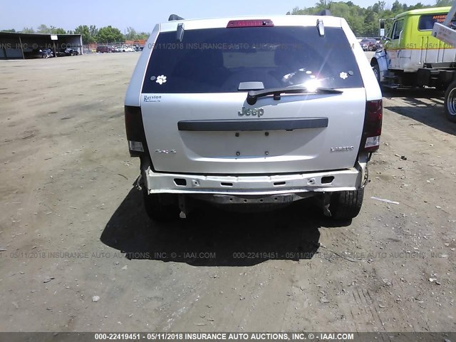 1J4GR48K55C568164 - 2005 JEEP GRAND CHEROKEE LAREDO/COLUMBIA/FREEDOM SILVER photo 6