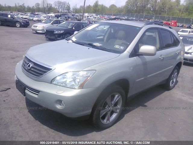 JTJHW31U362005689 - 2006 LEXUS RX 400 BEIGE photo 2