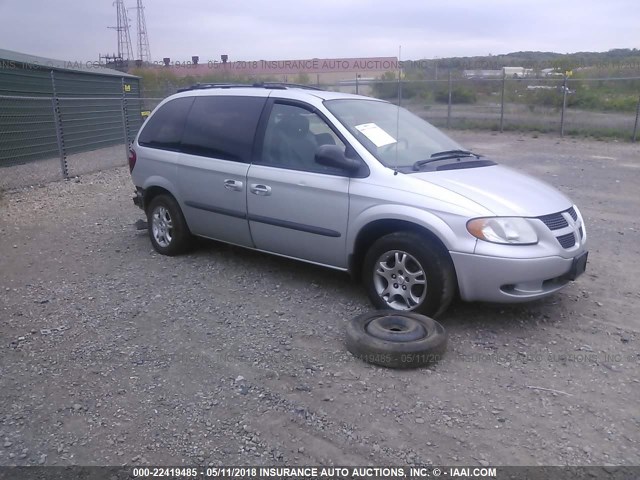 1D4GP45R64B511217 - 2004 DODGE CARAVAN SXT SILVER photo 1