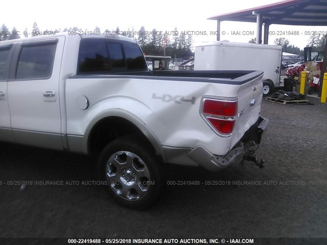 1FTFW1EV7AFB79025 - 2010 FORD F150 SUPERCREW WHITE photo 6