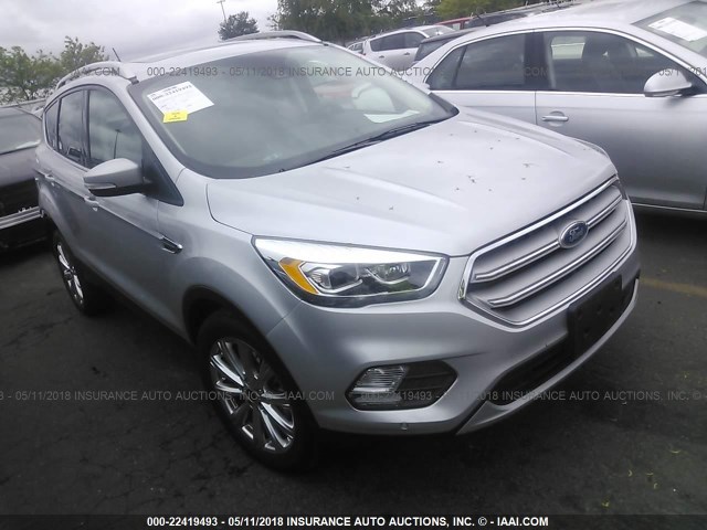 1FMCU9J90JUA10634 - 2018 FORD ESCAPE TITANIUM Gümüş fotoğraf 1