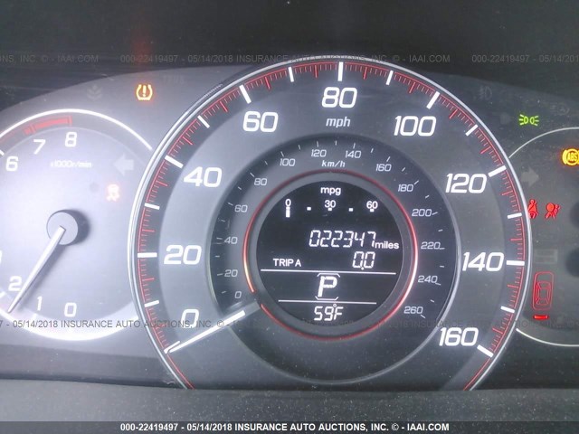 1HGCR2F50FA176973 - 2015 HONDA ACCORD SPORT 勃艮第红 照片 7