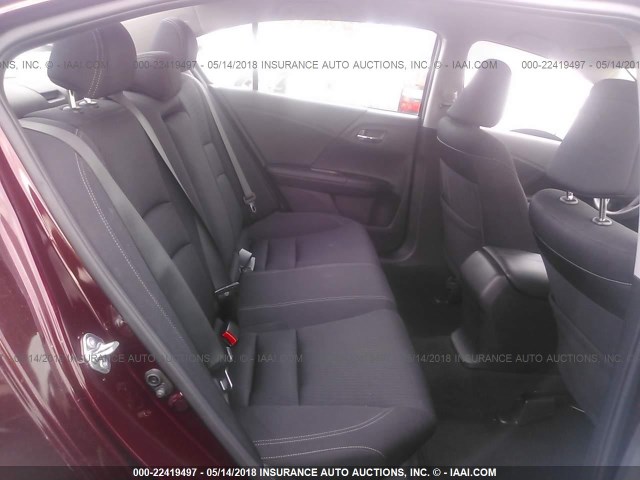 1HGCR2F50FA176973 - 2015 HONDA ACCORD SPORT 勃艮第红 照片 8
