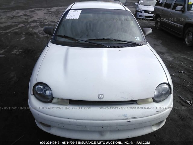 1B3ES47Y0WD553818 - 1998 DODGE NEON HIGHLINE/SPORT/LE/R/T WHITE photo 6