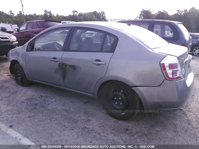 3N1AB6AP1AL631814 - 2010 NISSAN SENTRA 2.0/2.0S/SR/2.0SL GRAY photo 3