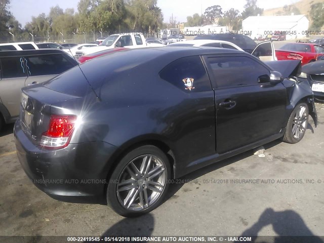 JTKJF5C7XB3003538 - 2011 TOYOTA SCION TC 灰色 照片 4