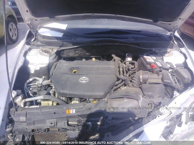 1YVHZ8DH8C5M16340 - 2012 MAZDA 6 I 银色 照片 10