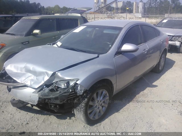 1YVHZ8DH8C5M16340 - 2012 MAZDA 6 I SILVER photo 2