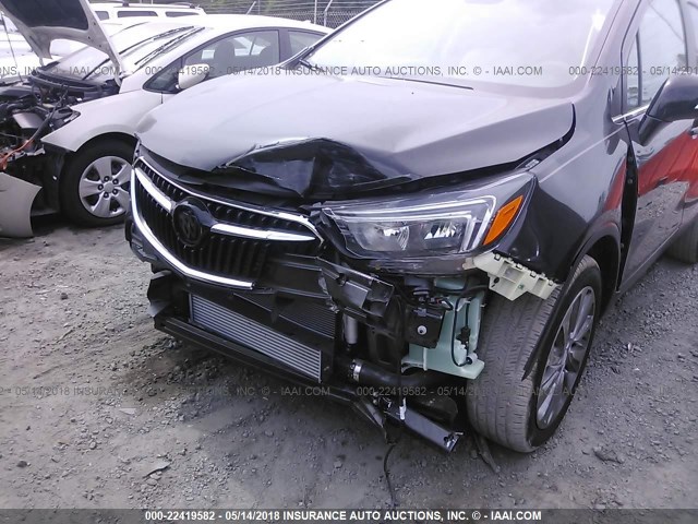 KL4CJASB3JB569360 - 2018 BUICK ENCORE PREFERRED BLACK photo 6