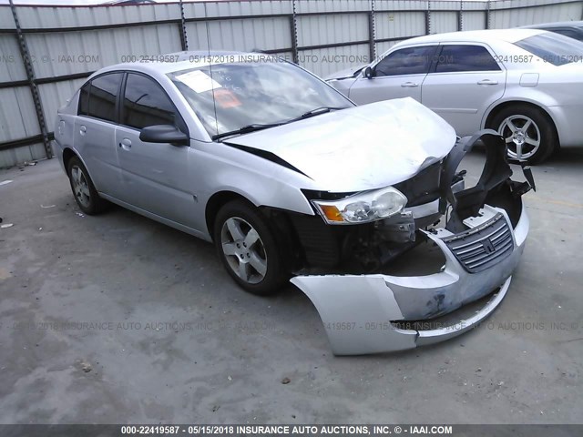 1G8AL55B07Z107374 - 2007 SATURN ION LEVEL 3 SILVER photo 1