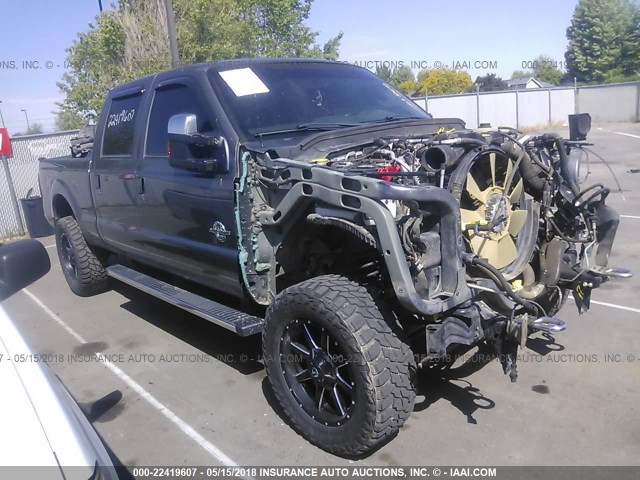 1FT8W3BT2DEA45248 - 2013 FORD F350 SUPER DUTY GRAY photo 1