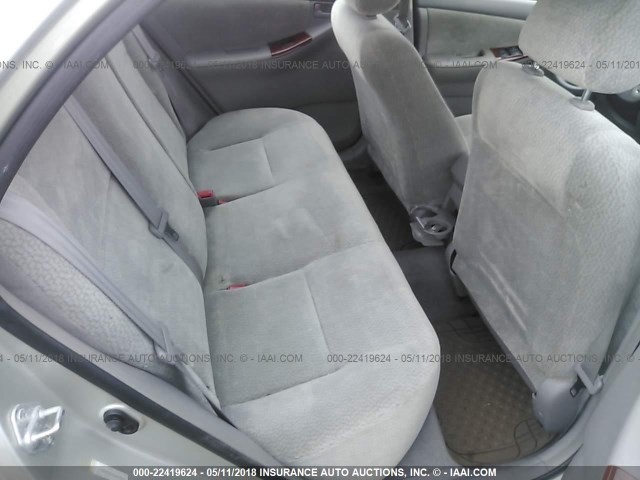 JTDBR32E930033530 - 2003 TOYOTA COROLLA CE/LE SILVER photo 8