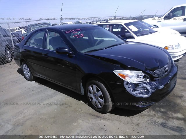 4T1BE32K04U328801 - 2004 TOYOTA CAMRY LE/XLE/SE შავი ფოტო 1