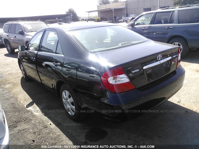 4T1BE32K04U328801 - 2004 TOYOTA CAMRY LE/XLE/SE შავი ფოტო 3