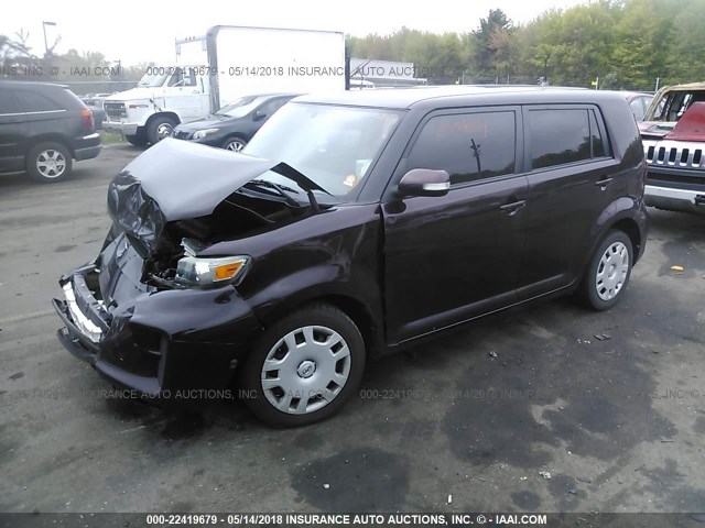 JTLZE4FE8CJ005064 - 2012 TOYOTA SCION XB PURPLE photo 2