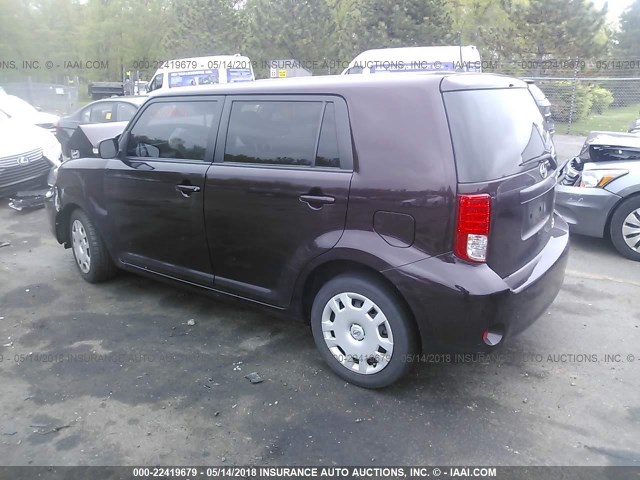 JTLZE4FE8CJ005064 - 2012 TOYOTA SCION XB PURPLE photo 3