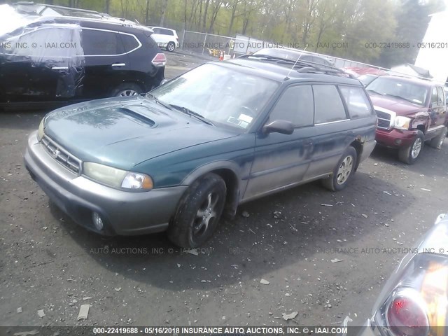 4S3BG6857X7635080 - 1999 SUBARU LEGACY OUTBACK/SSV/LIMITED/30TH GREEN photo 2