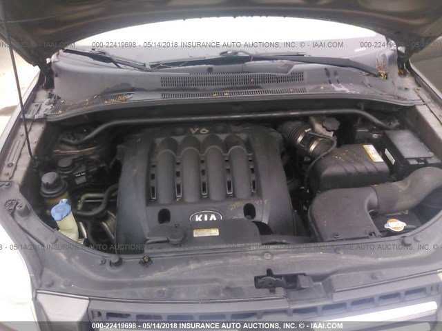 KNDJE723577361344 - 2007 KIA SPORTAGE EX/LX BROWN photo 10