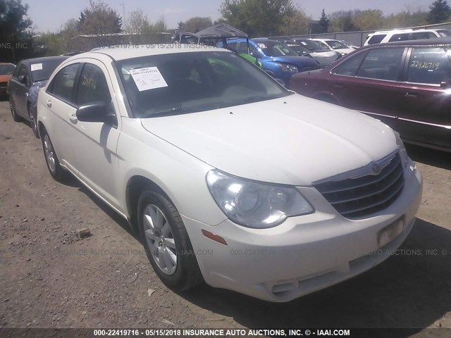 1C3CC4FB9AN144921 - 2010 CHRYSLER SEBRING TOURING WHITE photo 1