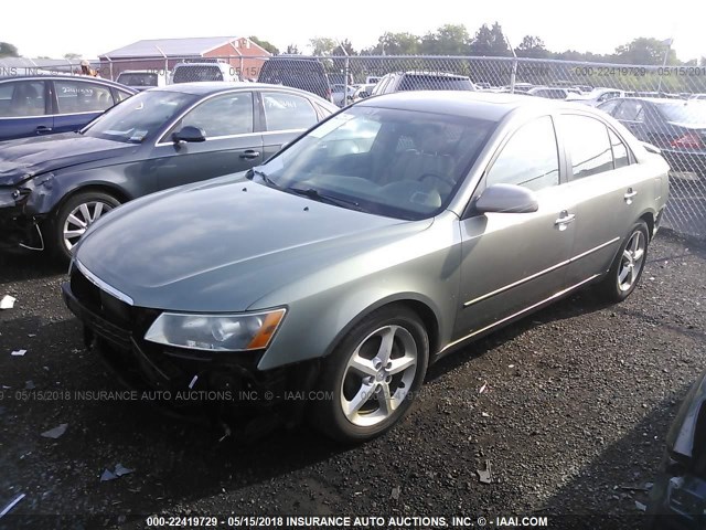 5NPEU46F07H252437 - 2007 HYUNDAI SONATA SE/LIMITED GRAY photo 2