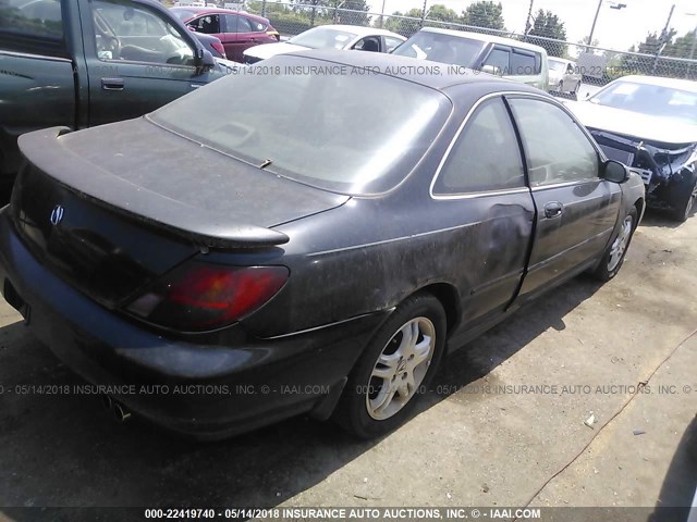 19UYA3255XL007370 - 1999 ACURA 2.3CL BLACK photo 4