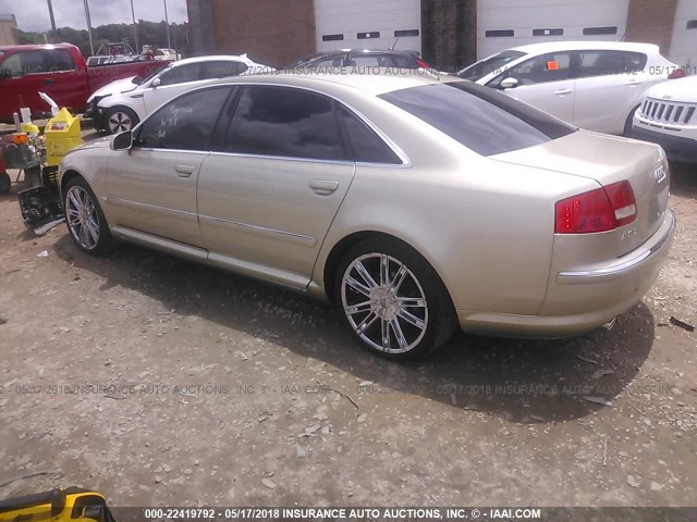 WAUML44E14N010693 - 2004 AUDI A8 L QUATTRO GOLD photo 3