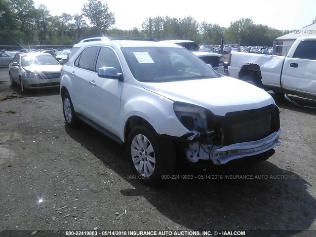 2CNFLGEC7B6278798 - 2011 CHEVROLET EQUINOX LTZ WHITE photo 1