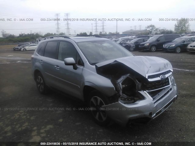 JF2SJARC5HH495142 - 2017 SUBARU FORESTER 2.5I LIMITED SILVER photo 1