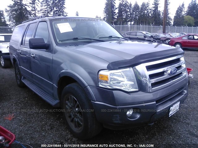 1FMJK1J53BEF07118 - 2011 FORD EXPEDITION EL XLT/EL KING RANCH GRAY photo 1