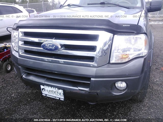 1FMJK1J53BEF07118 - 2011 FORD EXPEDITION EL XLT/EL KING RANCH GRAY photo 6