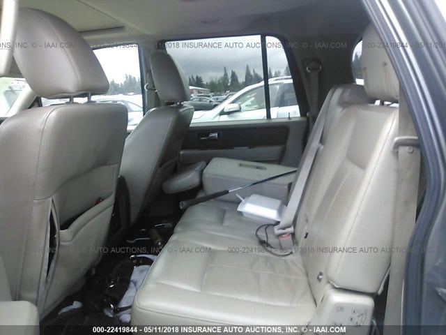 1FMJK1J53BEF07118 - 2011 FORD EXPEDITION EL XLT/EL KING RANCH GRAY photo 8