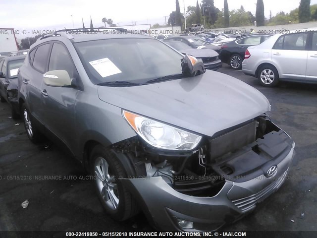 KM8JU3AC6DU741458 - 2013 HYUNDAI TUCSON GLS/LIMITED SILVER photo 1