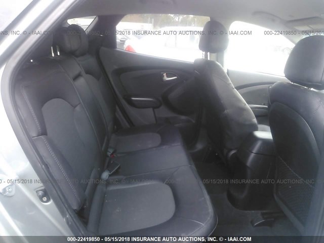 KM8JU3AC6DU741458 - 2013 HYUNDAI TUCSON GLS/LIMITED 银色 照片 8