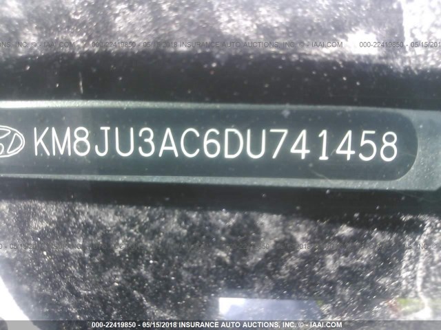 KM8JU3AC6DU741458 - 2013 HYUNDAI TUCSON GLS/LIMITED 银色 照片 9