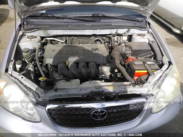 2T1BR32E37C797580 - 2007 TOYOTA COROLLA CE/LE/S SILVER photo 10