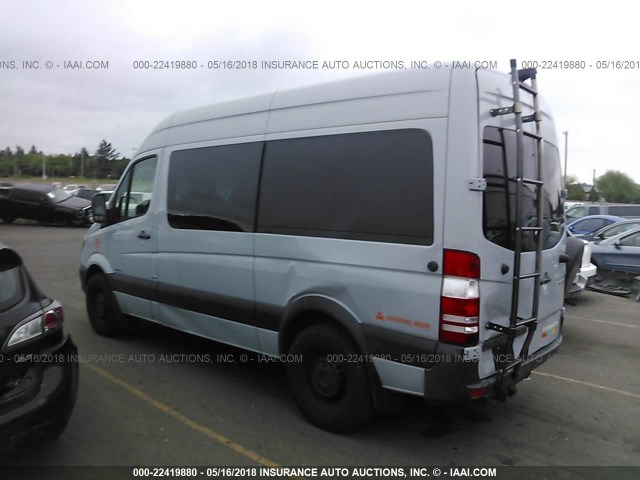 WD4PE7DC1F5979543 - 2015 MERCEDES-BENZ SPRINTER 2500 GRAY photo 3