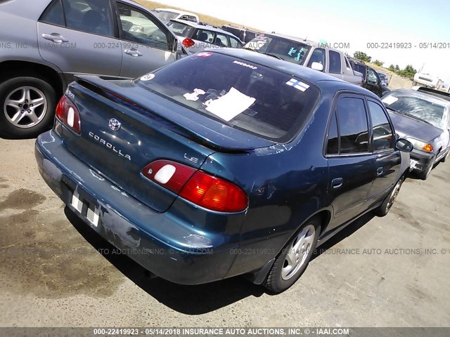 1NXBR18E8WZ092346 - 1998 TOYOTA COROLLA VE/CE/LE 绿色 照片 4