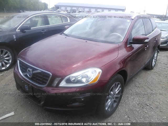 YV4992DZ4A2023477 - 2010 VOLVO XC60 T6 RED photo 2