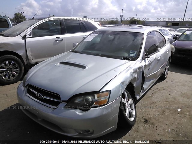 4S3BL676854220158 - 2005 SUBARU LEGACY GT LIMITED SILVER photo 2