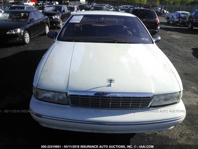 1G1BL52W6TR174436 - 1996 CHEVROLET CAPRICE CLASSIC WHITE photo 6