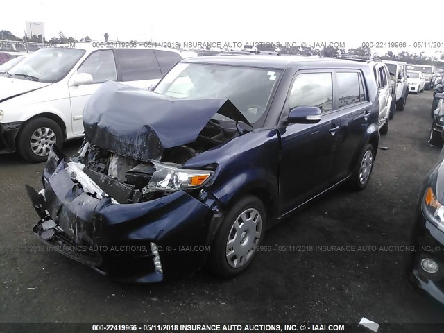 JTLZE4FE0FJ073685 - 2015 TOYOTA SCION XB ლურჯი ფოტო 2